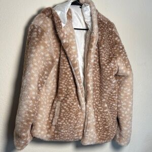Women's Faux Deer Fur Jacket